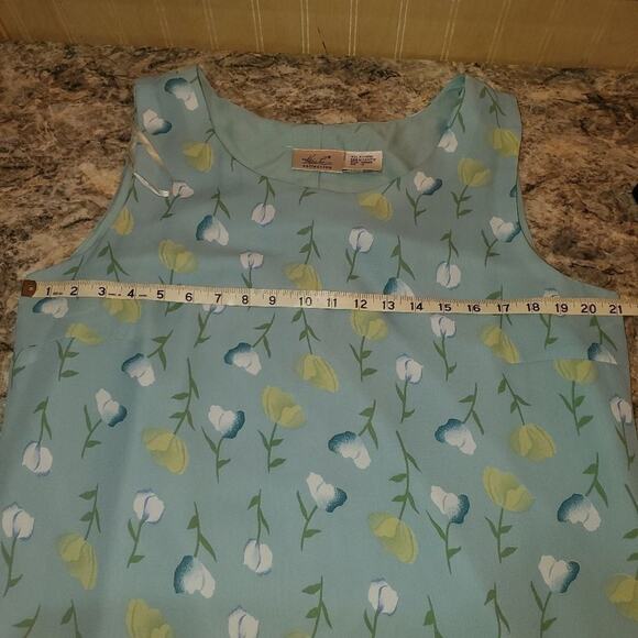 Kathie Lee collection size 16 dress with matching scarf - Picture 6 of 6